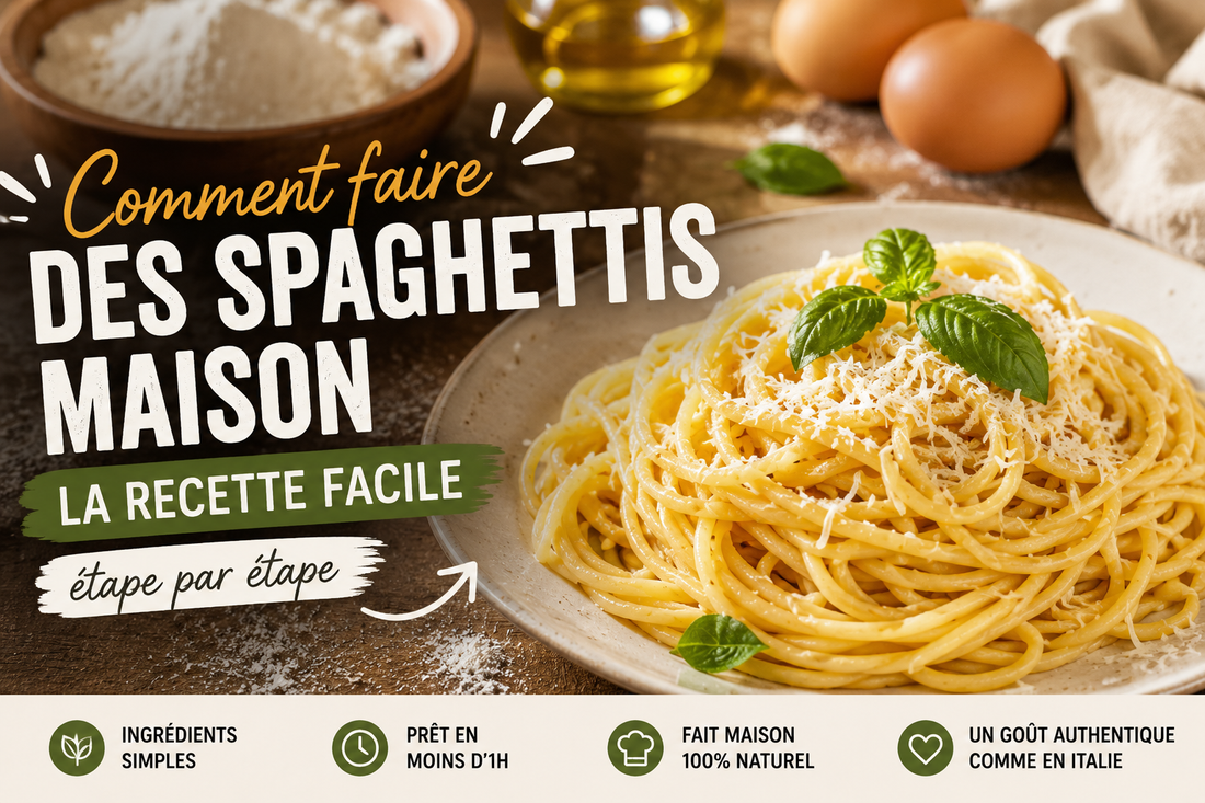 Comment faire des spaghettis maison : la recette facile étape par étape